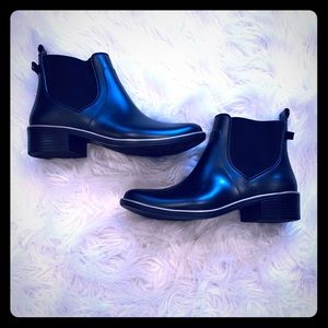 Kate Spade Rain Booties with Tiny Bow Detail